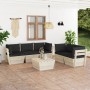 Garden furniture made of 6 pallet pieces and fir wood cushions. by vidaXL, Garden sets - Ref: Foro24-3063523, Price: 498,18 €...