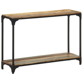 Mesa consola de madera maciza reciclada 110x30x75 cm de vidaXL, Mesas auxiliares - Ref: Foro24-320257, Precio: 143,99 €, Desc...