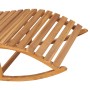 Rocking lounger with solid teak wood cushion by vidaXL, Loungers - Ref: Foro24-3063346, Price: 259,99 €, Discount: %