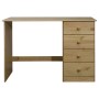 Desk with 4 solid pine wood drawers 110x50x74 cm by vidaXL, Desks - Ref: Foro24-325530, Price: 143,35 €, Discount: %