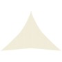 Cream-colored HDPE sail shade 160 g/m² 4.5x4.5x4.5 m by vidaXL, Umbrellas - Ref: Foro24-311205, Price: 22,99 €, Discount: %