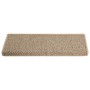 Self-adhesive sisal stair tread mat, set of 15 in beige, 65x21x4 cm by vidaXL, Stair mats - Ref: Foro24-326890, Price: 99,84 ...