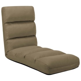 Cappuccino synthetic leather folding floor lounger by vidaXL, Daybeds - Ref: Foro24-325251, Price: 157,99 €, Discount: %