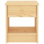 Solid pine wood bedside table, light wood, 35x30x40 cm by vidaXL, Nightstands - Ref: Foro24-322221, Price: 55,42 €, Discount: %