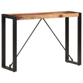 Mesa consola de madera maciza de Sheesham 110x35x76 cm de vidaXL, Mesas auxiliares - Ref: Foro24-285947, Precio: 136,99 €, De...