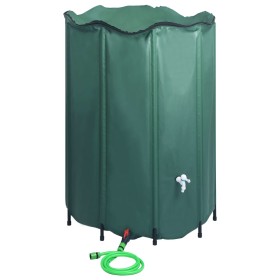 Depósito de agua de lluvia plegable con espita 1350 L de vidaXL, Sistemas de riego - Ref: Foro24-48609, Precio: 138,99 €, Des...