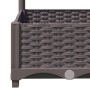 Pflanzgefäß mit braunem PP-Gitter 120x120x121,5 cm von vidaXL, Töpfe und Pflanzgefäße - Ref: Foro24-318266, Preis: 136,45 €, ...