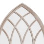 Sand-colored iron garden mirror for outdoors 100x45 cm by vidaXL, Mirrors - Ref: Foro24-318361, Price: 127,99 €, Discount: %