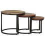 Side tables 3 pieces solid recycled wood by vidaXL, Side tables - Ref: Foro24-320688, Price: 98,78 €, Discount: %