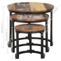 Side tables 3 pieces solid recycled wood by vidaXL, Side tables - Ref: Foro24-320688, Price: 98,78 €, Discount: %