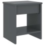 Dark gray solid pine wood bedside table 35x30x40cm by vidaXL, Nightstands - Ref: Foro24-322226, Price: 34,56 €, Discount: %