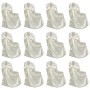 Wedding banquet chair cover 12 units cream by vidaXL, Covers - Ref: Foro24-279095, Price: 74,37 €, Discount: %