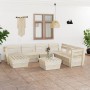 Pallet furniture for garden, 8 pieces made of impregnated fir wood. by vidaXL, Garden sets - Ref: Foro24-3063729, Price: 428,...