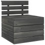 Garden pallet furniture 7 pieces solid dark gray pine wood by vidaXL, Garden sets - Ref: Foro24-3063747, Price: 416,29 €, Dis...