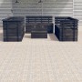 Garden furniture made of 9 pieces of solid dark gray pine wood pallets. by vidaXL, Garden sets - Ref: Foro24-3063762, Price: ...