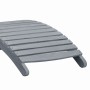 Lounger with solid gray acacia wood cushion by vidaXL, Loungers - Ref: Foro24-3064053, Price: 138,47 €, Discount: %