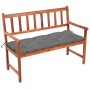 Garden bench with cushion solid acacia wood 120 cm by vidaXL, garden benches - Ref: Foro24-3063784, Price: 186,30 €, Discount: %