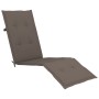 Garden lounge chair with footrest and solid acacia wood cushion. by vidaXL, Loungers - Ref: Foro24-3064022, Price: 143,22 €, ...