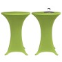 Funda elástica para mesa 4 unidades 70 cm verde de vidaXL, Fundas - Ref: Foro24-279088, Precio: 37,03 €, Descuento: %