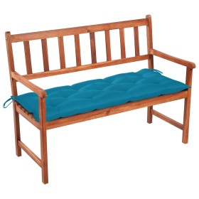 Garden bench with cushion solid acacia wood 120 cm by vidaXL, garden benches - Ref: Foro24-3063787, Price: 171,99 €, Discount: %