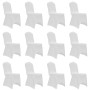 Elastic chair cover 12 units white by vidaXL, Covers - Ref: Foro24-279090, Price: 43,34 €, Discount: %