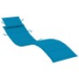 Sun lounger with solid acacia wood frame and gray cushion by vidaXL, Loungers - Ref: Foro24-3064048, Price: 138,97 €, Discoun...