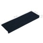 Stufenmatte 15 Stück blauer gestanzter Stoff 65x21x4 cm von vidaXL, Treppenmatten - Ref: Foro24-326191, Preis: 40,34 €, Rabat...