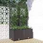 Planter with black PP trellis 80x40x136 cm by vidaXL, Pots and planters - Ref: Foro24-318271, Price: 75,99 €, Discount: %