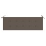 Garden bench with cushion solid acacia wood 157 cm by vidaXL, garden benches - Ref: Foro24-3064274, Price: 193,31 €, Discount: %