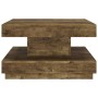 Mesa de centro de MDF marrón oscuro 60x60x35 cm de vidaXL, Mesas de centro - Ref: Foro24-286097, Precio: 79,91 €, Descuento: %