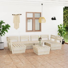 Palettenmöbel für den Garten 7 Stück imprägniertes Tannenholz von vidaXL, Gartensets - Ref: Foro24-3063725, Preis: 361,17 €, ...