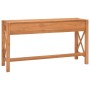 Escritorio con 2 cajones madera de teca 140x40x75 cm de vidaXL, Escritorios - Ref: Foro24-325265, Precio: 210,82 €, Descuento: %