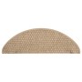 Selbstklebende Sisal-Stufenmatte 15 Stück Sand 65x21x4 cm von vidaXL, Treppenmatten - Ref: Foro24-326879, Preis: 108,99 €, Ra...