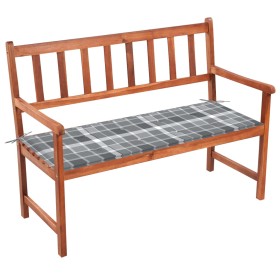 Garden bench with cushion solid acacia wood 120 cm by vidaXL, garden benches - Ref: Foro24-3063782, Price: 176,99 €, Discount: %