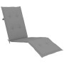 Garden lounge chair with footrest and solid acacia wood cushion. by vidaXL, Loungers - Ref: Foro24-3064015, Price: 143,18 €, ...