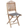 Folding garden chairs 2 units bamboo with cushions by vidaXL, Garden chairs - Ref: Foro24-3063988, Price: 112,64 €, Discount: %