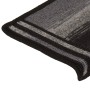 Alfombrilla autoadhesiva de escalera 15uds negro gris 65x21x4cm de vidaXL, Alfombrillas para escalones - Ref: Foro24-326208, ...