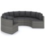 Set aus 6-teiligen Gartensofas und Kissen, synthetisches Rattangrau von vidaXL, Gartensets - Ref: Foro24-3064895, Preis: 651,...