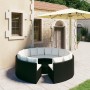 9-teiliges Gartensofa-Set und schwarze synthetische Rattankissen von vidaXL, Gartensets - Ref: Foro24-3064900, Preis: 776,95 ...