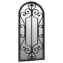 Black iron garden mirror for outdoor use 100x45 cm by vidaXL, Mirrors - Ref: Foro24-318374, Price: 131,12 €, Discount: %