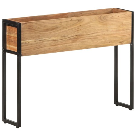 Jardinera de madera maciza de acacia 90x20x68 cm de vidaXL, Maceteros y jardineras - Ref: Foro24-321939, Precio: 89,62 €, Des...