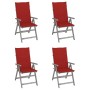 Reclining garden chairs and 4 solid acacia wood cushions. by vidaXL, Garden chairs - Ref: Foro24-3065383, Price: 275,64 €, Di...