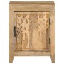 Mesita de noche de madera maciza de mango 40x30x50 cm de vidaXL, Mesitas de noche - Ref: Foro24-320811, Precio: 134,99 €, Des...