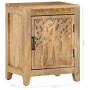 Mesita de noche de madera maciza de mango 40x30x50 cm de vidaXL, Mesitas de noche - Ref: Foro24-320811, Precio: 134,99 €, Des...