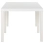 Mesa de jardín PP blanco 220x90x72 cm de vidaXL, Mesas de jardín - Ref: Foro24-317732, Precio: 158,99 €, Descuento: %