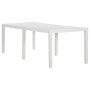 Mesa de jardín PP blanco 220x90x72 cm de vidaXL, Mesas de jardín - Ref: Foro24-317732, Precio: 158,99 €, Descuento: %