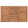 Garten-Esstisch aus massivem Teakholz 150x90x75 cm von vidaXL, Gartentische - Ref: Foro24-315465, Preis: 242,12 €, Rabatt: %