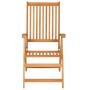 Garden chairs 6 pcs solid teak wood cushions black by vidaXL, Garden chairs - Ref: Foro24-3065567, Price: 666,92 €, Discount: %