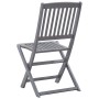 Folding garden chairs 6 units solid acacia wood by vidaXL, Garden chairs - Ref: Foro24-3065520, Price: 286,79 €, Discount: %