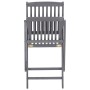 Folding garden chairs 6 units solid acacia wood by vidaXL, Garden chairs - Ref: Foro24-3065520, Price: 286,79 €, Discount: %